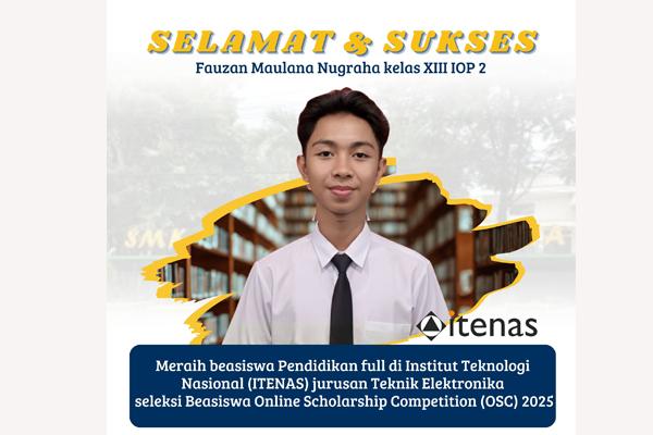 Prestasi Membanggakan! Siswa SMKN 1 Purwakarta Raih Beasiswa Penuh di ITENAS Lewat Ajang Bergengsi O